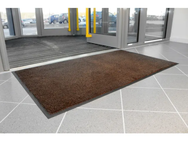 schoonloopmat,HxLxB 9x1500x850mm,moeilijk ontvlambaar,nylon