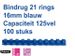 Bindrug Fellowes 16mm 21-rings A4 blauw 100stuks - 1