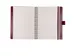 Notitieboek Multo Hannibal A5 roomwit papier 55 vel 120 grams bordeaux