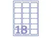 Adresetiket Avery J8161-10 63.5x46.6mm Inkjet Wit 180 stuks