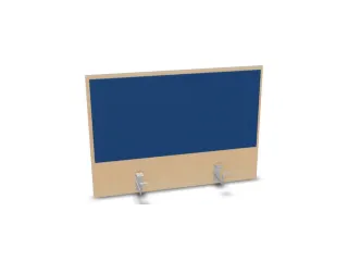 opzetpaneel,v. bureau,aanbouw achter,B 800mm,NE-esdoorn,BN6016-blauw - 1
