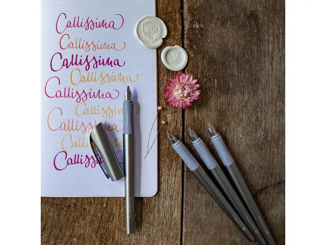 Vulpen Schneider Callissima antraciet 1,5mm kalligrafiepen