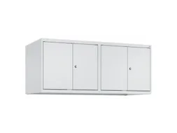 opzetkast,v. locker,4vak.,vak B 300mm,HxBxD 500x1200x500mm,vleugeldeur
