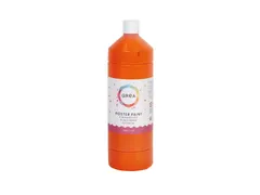 Plakkaatverf Qrea oranje 1000ml