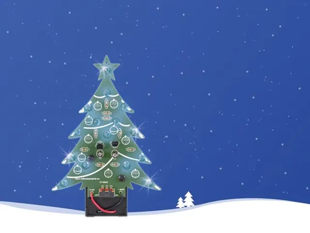 Kerstboom - Blauwe LEDs - Aan/UIT-Schakelaar