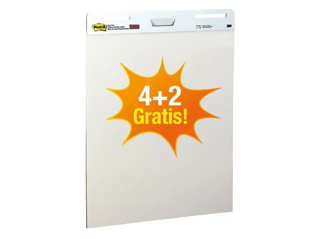 Meeting Chart Post-it 559 635x762mm Blanco 4+2 Gratis