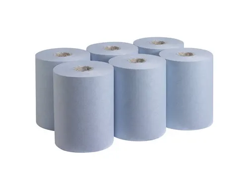 Scott 6696 handdoekrol Slimroll Airflex 1-laags Blauw 190mtr/20cm 6rol