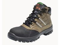 Veiligheidsschoen Nestor Zwart-bruin Nubuck S3 SRC Maat 44 W