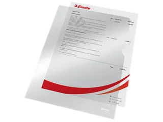 L-map Esselte Standaard A4 Pp Transparant 0.11mm - 1