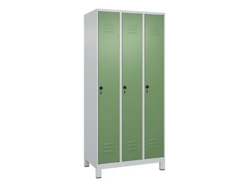 locker voor scheiding van kleding,HxBxD 1950x900x500mm,3vak