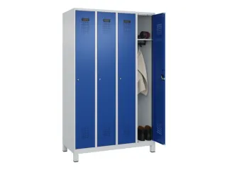 locker,HxBxD 1950x1200x500mm,4vak,vak B 300mm,cil.-slot,voeten - 1