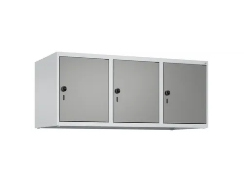 opzetkast,v. locker,3vak.,vak B 400mm,HxBxD 500x1200x500mm