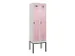 locker voor scheiding van kleding,HxBxD 2120x600x500mm,2vak