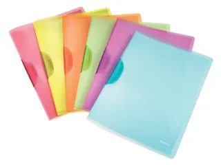 Klemmap Leitz 4176 Colorclip A4 PP assorti 3mm - 1