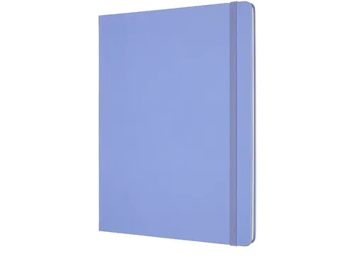 Notitieboek Moleskine XL 190x250mm blanco hard cover hydrangea blue