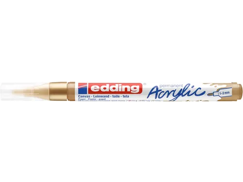 Acrylmarker edding e-5300 fijn rijkgoud