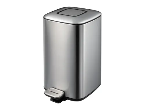 Vierkante Pedaalemmer Regent Step Bin 12 Liter Mat Rvs