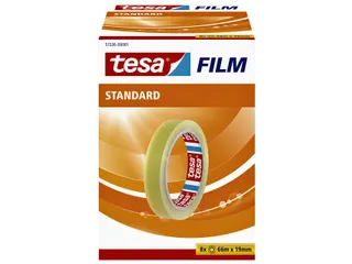 Plakband Tesa film standaard 19mmx66m - 3
