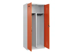 PBM-locker,HxBxD 1850x800x500mm,2vak,vak B 400mm,draaigrendel