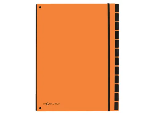 Sorteermap Pagna Trend 12 vaks A4 Pp Oranje
