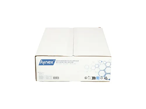 Hynex Afvalzak LDPE Gerecycled T60 130 Liter Blauw 80x110cm 20stuks