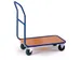chariot avec barre de poussée,force 400kg,plateau Lxl 1000x700mm