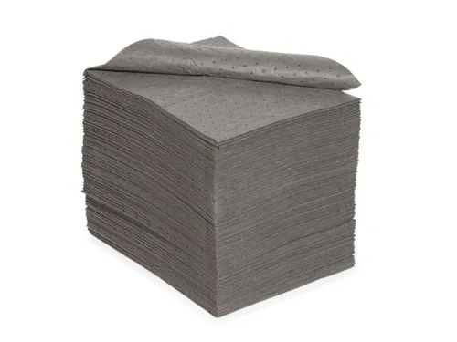 sorbent,mat,LxB 500x400mm,opnamecapaciteit 160l/VE,vlies,donkergrijs
