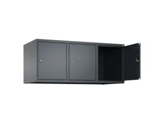 opzetkast,v. locker,3vak.,vak B 400mm,HxBxD 500x1200x500mm - 1