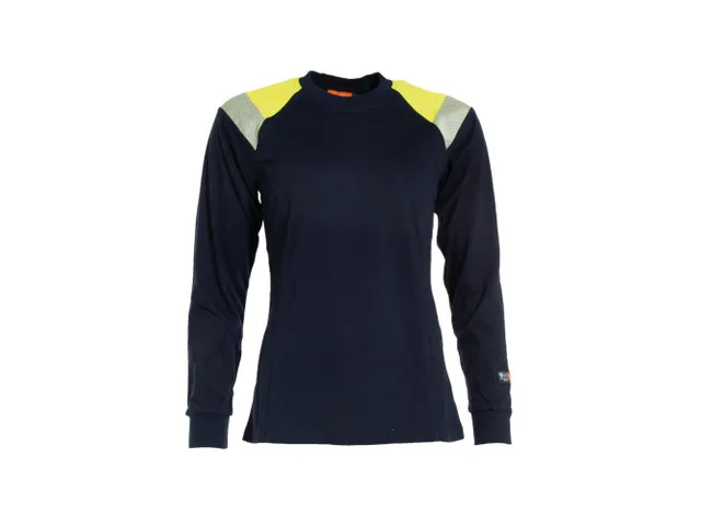 Tranemo 6373 dames T-shirt, marineblauw, maat S, per stuk