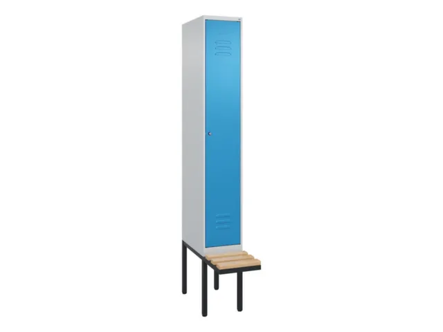 locker met bank,HxBxD 2120x300x815mm,1vak,vak B 300mm,cil.-slot