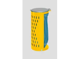 Afvalverzamelaar Opengewerkt 120 Liter 850x380x440mm Ral1023