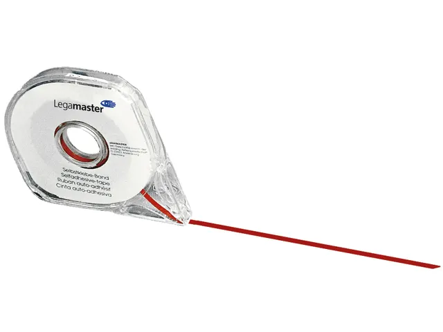 Planbord verdeeltape Legamaster 2,5mmx16m rood
