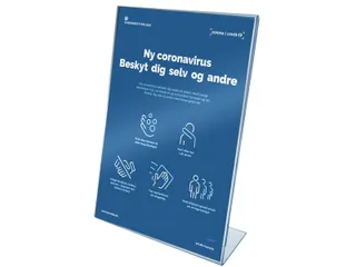 Folderstandaard A4 Acryl Staand L-Voet - 3
