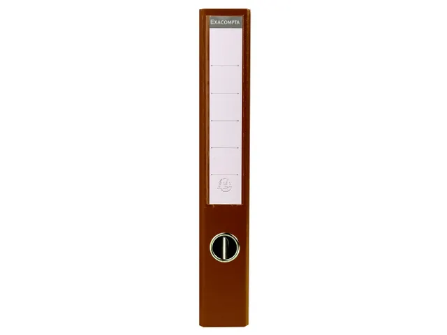 Classeur à levier PVC A4 dos de 50mm. - Marron