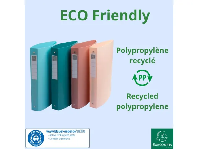 Classeur 4an 30mm PP A4 SKANDI coul.as