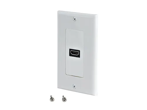1-poort Vrouwelijke HDMI Wandcontactdoos Wit