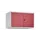 opzetkast,v. locker,2vak.,vak B 400mm,HxBxD 500x800x500mm,vleugeldeur