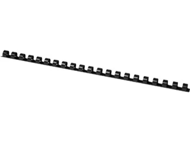 Bindrug Kunststof Zwart 10mm 21 Rings Doos 100 Stuks