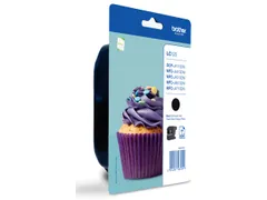 Brother LC-123BKBP zwarte inktcartridge. Elke cartridge print 600 pagi