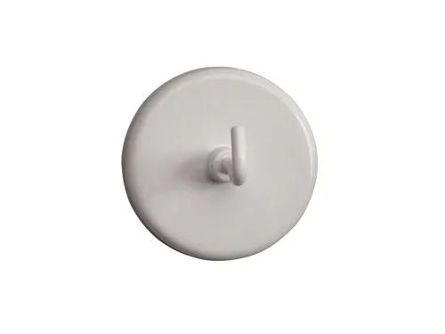 Magneet met haak MAUL 47mm trekkracht 12kg wit 5 stuks