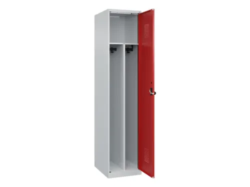 locker voor scheiding van kleding,HxBxD 1850x400x500mm,1vak