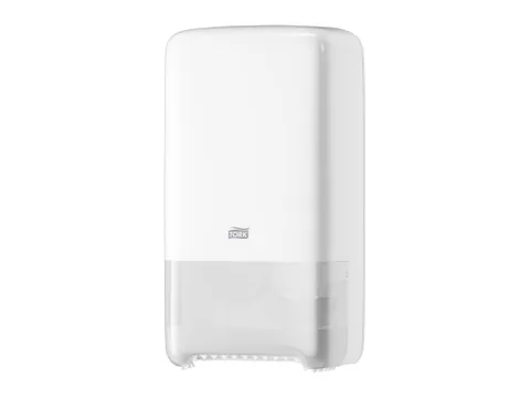 Tork 557500 T6 Toiletpapier Dispenser Twin Mid-size Elevation Wit