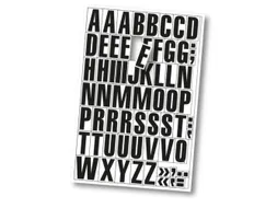 veldmagneet voor stelling,letters A-Z,DIN A4,H 43mm,magneetfolie