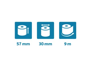 Telrol Exacompta 57mmx9mx12mm SafeContact thermisch - 8