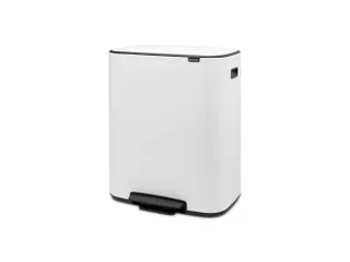 Afvalbak Bo Pedaalemmer Wit 2x30 Liter - 2