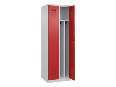 locker voor scheiding van kleding,HxBxD 1850x600x500mm,2vak