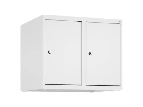 opzetkast,v. locker,2vak.,vak B 300mm,HxBxD 500x600x500mm,vleugeldeur