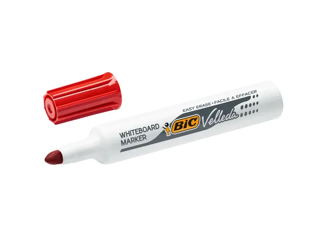 Whiteboardmarker Bic Velleda 1711 rond large rood