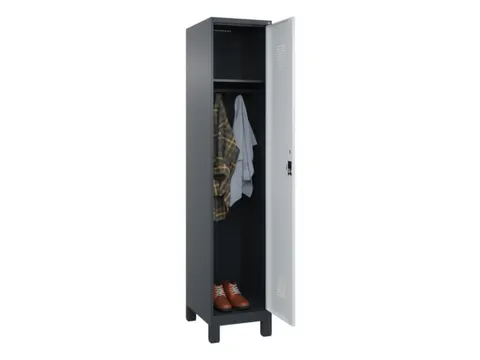 locker,HxBxD 1950x400x500mm,1vak,vak B 400mm,cil.-slot,voeten
