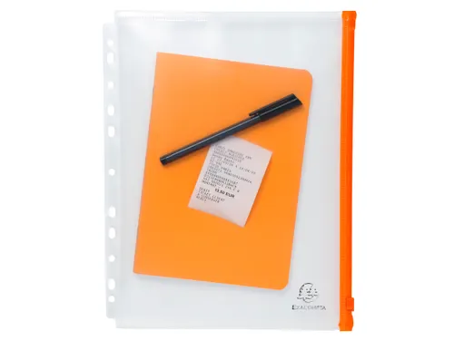 Exactive 5 Geperforeerde Showtassen Met Zip-Sluiting A4
